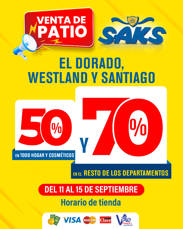 venta de patio de saks